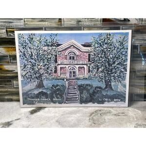 LE 9/500 Signed Art Print Carol Hoge Thomas Conner House Blacksburg Virginia